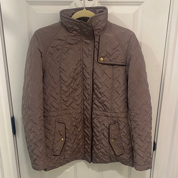 Cole Haan Signature Quilted Caramel/Beigel Coat Women's Size Small P - Picture 1 of 9